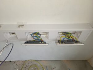 2nd Fix Dado Trunking Sockets 2nd fixing sockets on dado trunking