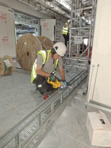 Cutting Cable Ladder Cutting cable ladder to size