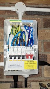 Garage Consumer Unit Internal Garage consumer unit install with RCBO's