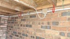 Garage PVC Conduit 1 Garage containment - PVC conduit