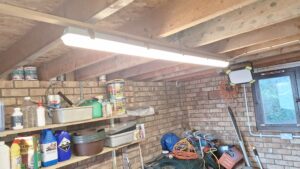 Garage PVC Conduit 4 Garage containment - PVC conduit